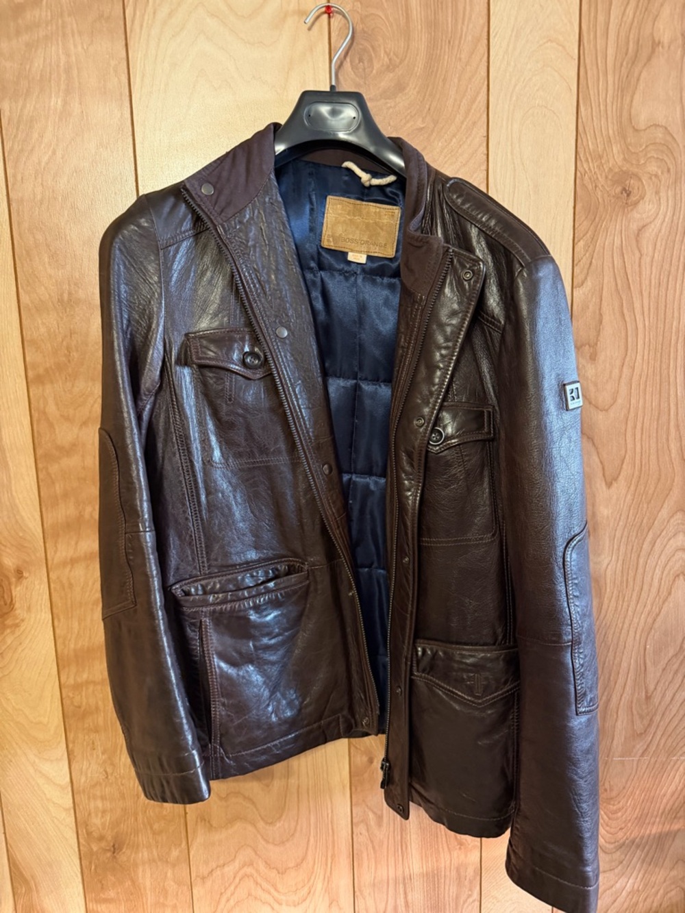 Men's Dark Brown Leather Jacket